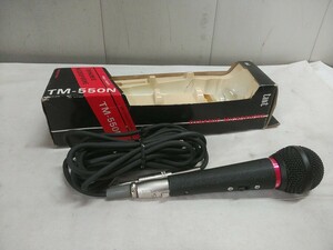 レトロ!!　UNI-DIRECTIONAL ダイナミックマイクロホン【 TM-550N 】未使用 長期保管在庫品 箱壊れ 