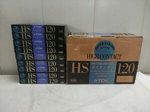 未使用 TDK VHSビデオテープ【 HS120 】9本SET 未使用在庫品 