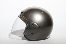ヘルメット ジェット ガンメタ SG規格 PSCマーク取得 ワンタッチホルダー バイクパーツセンター_画像6