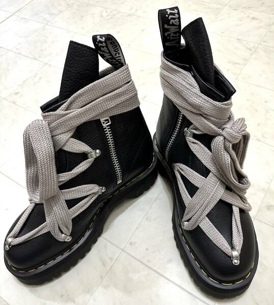 【新品】RICK OWENS リックオウエンス x Dr Martens ドクターマーチン【1460 QUAD PENT RO JUMBO LACE BOOTS】ジャンボレース ブーツ 26cm