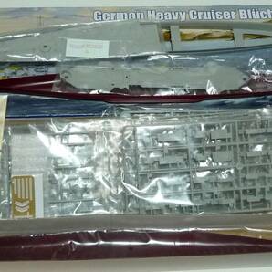 1/350 トランぺッター 独重巡洋艦ブリュッヒャー TRUMPETER German Heavy Cruiser Blucherの画像2