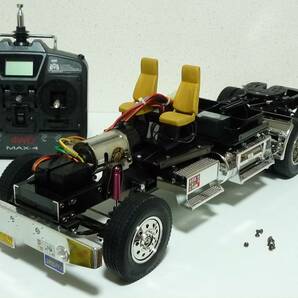 1/14 TAMIYA RC TRACTOR TRUCK KING HAULER タミヤ 電動RCビッグトラックシリーズNO.1トレーラーヘッド・キングハウラー塗装完成品の画像9