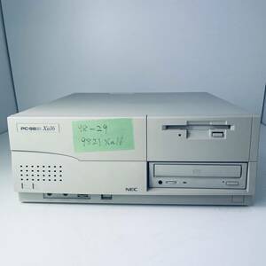 98-29 NEC PC-9821Xa16 HDD欠 Pentium RAM不明 電源は入りましたが画面出力されませんでした