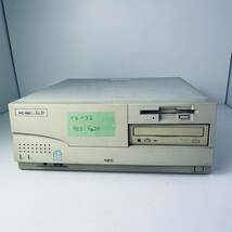 98-32 NEC PC-9821Xa20/W30 HDD欠 Pentium 200Mhz RAM 640+30720 FDDにてMS-DOS6.20起動確認できました_画像1
