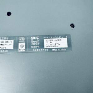 N98-6 NEC PC-9821Ne3/3 HDD欠 動作未確認の画像6