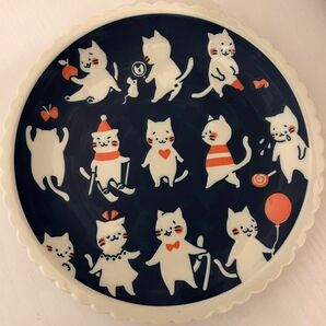 日本製　猫　陶器