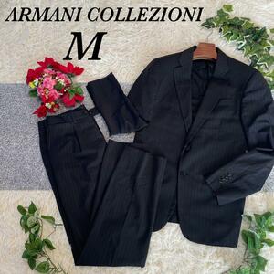 ARMAANI COLLEZIONI　フォーマルスーツ　メンズ　ストライプ　古着