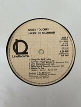 【LP】【'80 GER. Original】【GER. CANADA Only】JACKIE DE SHANNON / QUICK TOUCHES_画像6