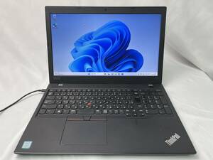 レノボ Lenovo ThinkPad L580［Intel Core i5-8250U/メモリ8GB/SSD256GB/Win11/15.6型］20LXS08H00 ノートパソコン【ジャンク】617