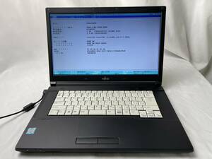 富士通 LIFEBOOK A576/P［Intel Core i3-6100U @ 2.30GHz/メモリ4GB/15.6型］FMVA1600H ノートパソコン【ジャンク】712