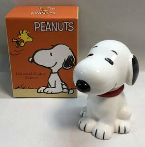 ◇ユニバーサルスタジオジャパン　USJ　スヌーピー　SNOOPY　小物入れ　キャンディポット　お菓子　陶器