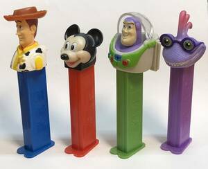 *PEZ Disney set sale Mickey baz woody Randall Monstar z ink / Toy Story 