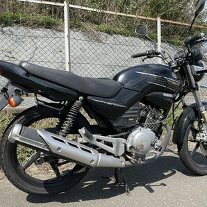 ！引取限定！YAMAHA YBR125 福岡 不動 ジャンク レストアベース 現状 車体 黒 125cc 鍵書類有の画像6