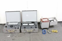 ムサシ電機 IP-R2 保護継電器試験器 R-1220 耐圧トランス セット 1989年製 【ジャンク品】_画像1