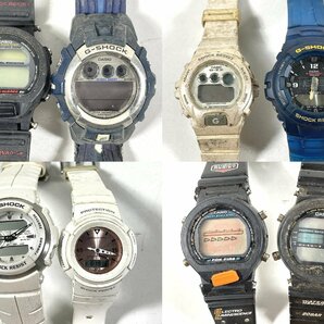 CASIO G-SHOCK 約37本 Baby-G 約16本 デジタル 腕時計 計約53本 約3.4kg まとめ売り セット カシオ 【ジャンク品】の画像3