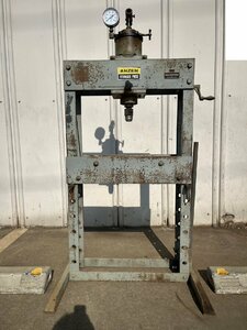  postage 0 jpy is not Saitama prefecture pickup recommendation ANZEN P150C. type oil pressure press machine 15t safety automobile [ present condition goods ]