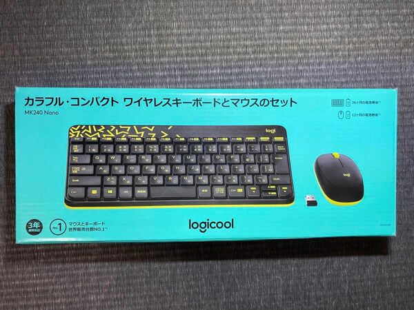 ロジクール ワイヤレス キーボード マウス セット logicool MK240 Nano