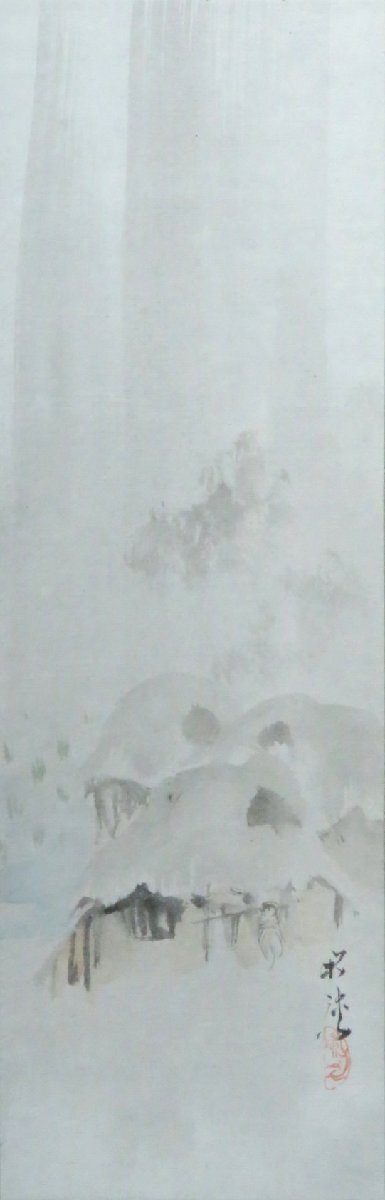 ◆◇Подвесной свиток Вакабаяси Сёкей Галстук-колонна Подвесной свиток умершего художника◇◆Висит круглый год Обычный подвешивание Лето Май JY139, рисование, Японская живопись, пейзаж, Фугецу