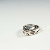 Ziamond by Allure silver925&キュービックジルコニア ネックレス ティアドロップ形 ◇◆金属工芸 金工 装身具/アクセサリー dy12071-c_画像3