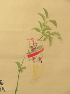 Art hand Auction JY1207◆◇Hanging scroll Suma Taisui Sumiyoshi souvenir Shakuhi andonan Hanging scroll by deceased artist◇◆New Year Spring Early Summer Late Autumn Tea Ceremony Japanese Painting, painting, Japanese painting, others