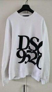 　DSQUARED2 　デースクエアード　/　プリントスウェットプルオーバー　/　L /　ホワイト /　S74GU0418　/ 国内正規品　　　　　　　