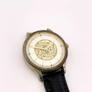 鶴 デザイン 腕時計 クォーツ ゴールドカラー アクセサリー ファッション 【S80748-477】