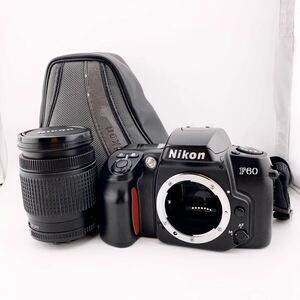 Nikon F60 デジタル一眼レフカメラ フィルムカメラ　NIKON AF NIKKOR 28-80mm 1:3.5-5.6 D レンズ ケース付き 【S80790-483】