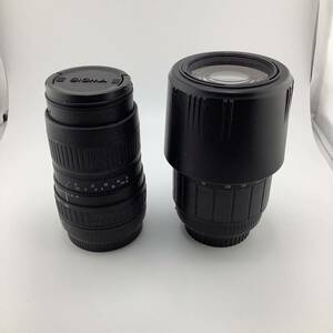 ★セット売り★ SIGMA 100-300mm 1:4.5-6.7 DL SIGMA 70-300mm 1:4-5.6 DL カメラレンズ ズーム【S30274-501】