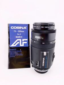 COSINA 75~200mm F4.5 MARK II レンズ 【S80737-458】