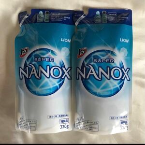 トップ　スーパーナノックス　詰め替え用　2個セット　洗濯用洗剤　NANOX 詰め替え 液体 追跡配送