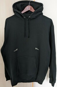 中古品 FRAGMENT DESIGN × retaW リトゥ FRAGRANCE HOODED XL ブラック フラグメント プルオーバー パーカー コラボ 黒 フーディー