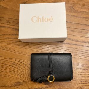 Chloe【財布】 黒 レザー ウォレット