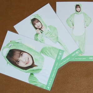 乃木坂46 中村麗乃 干支 辰 龍 Web限定 生写真 3種 Happy New Year! 2024 コンプ