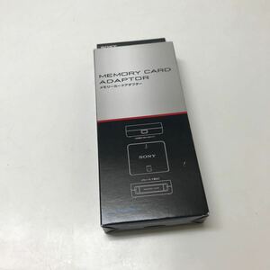 A316★SONY MEMORY CARD ADAPTOR ソニー メモリーカードアダプターCECHZM1【未開封。新品】