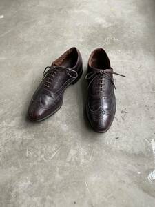 USA製 アレンエドモンズ Allen Edmonds ウイングチップ 内羽根 サイズ８D/26cm レザーシューズ 革靴 青窓ドレスシューズ CHESTER