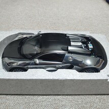 希少 autoart オートアート BUGATTI VEYRON 16.4 PUR SANG（BLACK/ALUMINIUM CASTING) 70966_画像5