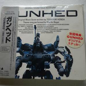 CD-＊L64■ガンヘッド オリジナルサウンドトラック 帯付 ステッカー付 GUNHED■の画像1