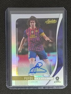 プジョル ★ 2019-20 Panini Chronicles Soccer ★ Absolute CARLES PUYOL Auto サイン Barcelona バルセロナ