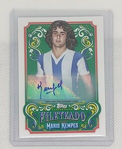 マリオ・ケンペス 2023 Topps Argentina Fileteado MARIO KEMPES 直筆サイン アルゼンチン