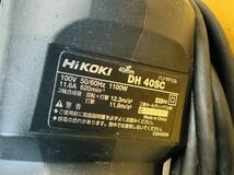 HiKOKI 日立工機 40mm DH40SC コード式 ハイコーキ ハンマドリル 100V 動作確認済み...._画像10