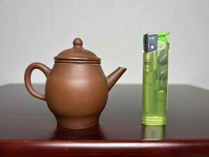 煎茶道具 急須 唐物 朱泥 茶壷 中国古玩 時代物 紫泥 紫砂壷 朱泥急須 