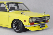 ● 1/18 ダットサン 〓 ブルーバード 510 ワゴン / イエロー 〓 DATSUN NISSAN_画像3