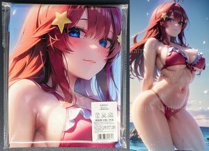 ▲中野五月水着巨乳 12649 ▲コスプレ▲タペストリー・抱き枕カバー系・超大バスタオル・毛布・ポスター▲超大105×55cm