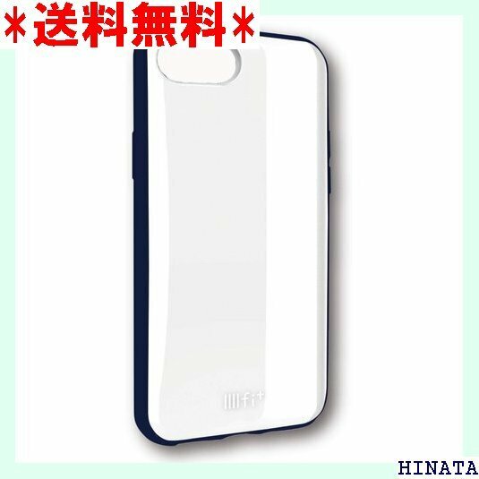 グルマンディーズ IIIIfit Clear iPho 8/7/6s/6 対応ケース ネイビー IFT-62NV 426