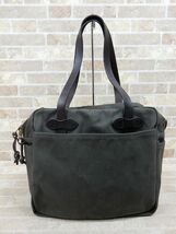 FILSON/フィルソン ラギッドツィル トートバッグ ウィズ ジッパー オッターグリーン 【6936y1】_画像1