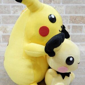 ポケットモンスター ピカチュウ＆ピチュー なかよしぬいぐるみ ぬいぐるみ 訳あり品 タグ付き 【5529y1】の画像4