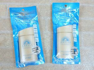 未開封品! アネッサ パーフェクトUV スキンケアミルク N さらさらミルク SPF50+/PA++++ 顔・体用 60ml / 2点セット 【6896y1】