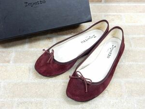 Repetto/レペット スウェード バレエシューズ/フラットシューズ サイズ37 1/2 【5815y1】