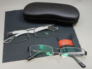 Ray-Ban/レイバン RB6453D/RB8412 度入りレンズ メガネ/眼鏡フレーム/アイウェア 2点セット 【g323y1】