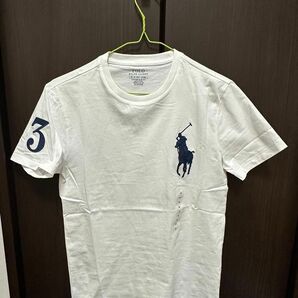 新品タグ付き　ポロラルフローレン　カスタムスリムフィット　ビッグポニー　Tシャツ　汚れあり